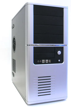 Корпус Miditower ASUS ASCOT 6AR6/420 Black-Silver, cooled cage, dual 12cm FAN,  ATX 420W(P4)