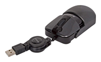 Мышь A4-Tech <X6-66E-Black> (RTL) USB  4btn+Roll , 1000dpi, трасформер