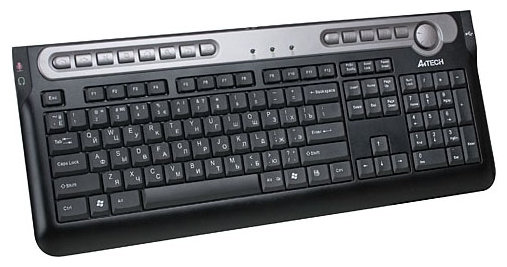 Клавиатура A4 KX-5MU-R,черн, слим, ноутбучн. ход клавиш, 13  NEW