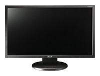 23,6" LCD TFT Acer V233Hb, 300cd, 40000:1, 176h/176v, Wide,1920x1080,  5ms,