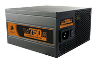 Блок питания Corsair  TX750W (CMPSU-750TXEU), ATX12V V2.2, Active PFC (90-264V), ultra silent 140mm