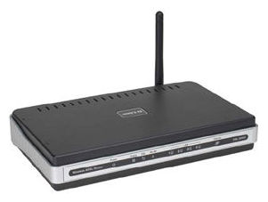 Маршрутизатор D-Link DSL-2640U/RU ADSL внешний Ethernet/ 802.11g роутер 4xLAN, 1xADSL, сплиттер