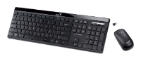 Комплект Genius SlimStar i815 2.4 GHz Wireless Combo Black  (Кл-ра,М/Мед,USB,FM+Мышь3кн, Roll,Optica