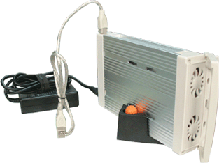 Адаптер для HDD 3,5" AgeStar <FUBCA Silver>IDE/SATA-->USB2.0 Adapter(адаптер для подкл-я SATA/IDE