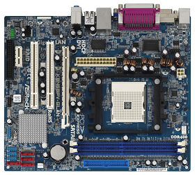 Комплект ASRock K8N68PV-GLAN NVIDIA®  + AMD Sempron64 2600
