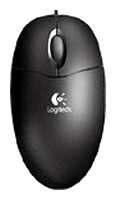 Мышь Logitech M-SBF96 Black Optical, 2 buttons+wheel, PS/2, OEM