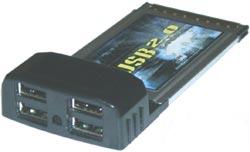Контроллер ExpressCard 34 mm, USB2.0 2 port, ESPADA , RTL