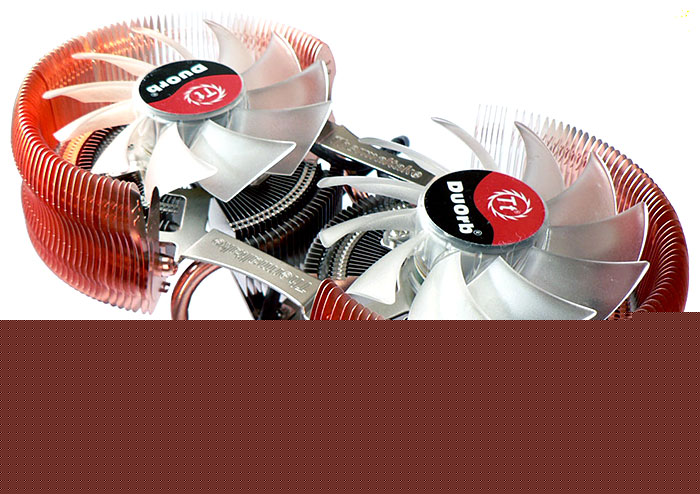 Thermaltake CL-P0464 DuOrb, Socket intel LGA775, AM2, AM2+, Copper/Aluminum Fins, Copper Base, Fan S