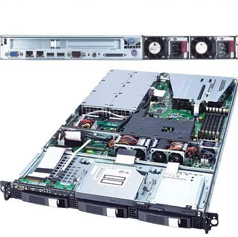 Платформа  Dual XEON, MSI X2-102S3R2,E7520+ICH-5R, 2xS604, 3xSCSI Hot Swap,6xDDR,2xRaiser,Redundant