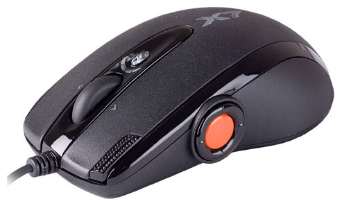 Мышь A4 TECH Game Laser Mouse <XL-755K-Black> (3600dpi) (RTL) USB  10btn+Roll