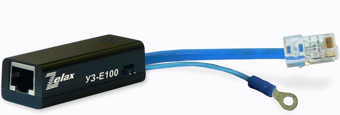 Устройство грозозащиты Ethernet,  ZELAX УЗ-Е100