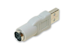 Адаптер USB порт - PS/2 устройство, USB A plug/MD6F