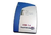 MATCH Tech. USB Card Reader 27 in 1 External, CR204, Silver+Blue, USB2.0, 0.8m USB Extension Line, R