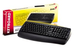 Клавиатура Genius KB06X PS/2  с подставкой для запястий