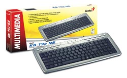 Клавиатура Genius KB-19e NB уменьшенная (PS/2)