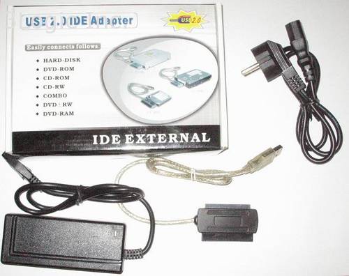 Адаптер USB 2.0 to IDE/SATA Gembird AUSI01 USB to IDE 2.5"\3.5" and SATA adaptor
