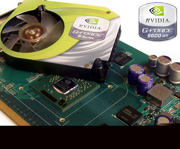GeForce 6600, 128Mb DDR, PCI-E, TV-out, DVI