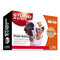 Плата нелинейного монтажа Pinnacle Studio AV/DV, S-Video, Composite, и FireWire входы и выходы, 6 Mb