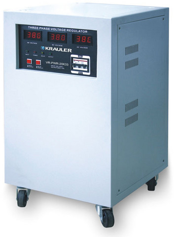 Трехфазный стабилизатор напряжения Krauler VR-PWR-20K33 Трехфазный стабилизатор напряжения Krauler VR-PWR-20K33